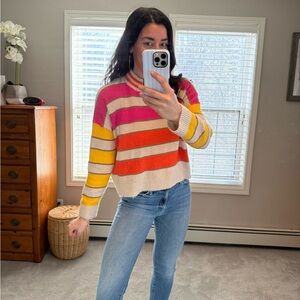 THML Multicolor Striped Sweater